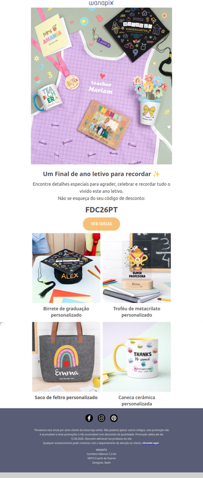 Detalhes para acabar o ano letivo como merece 🎓