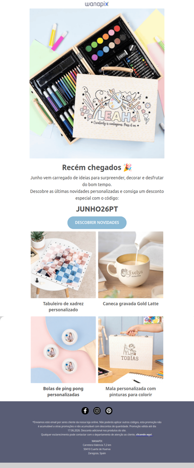 Já estão aqui as novidades de junho ☀️