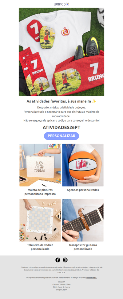 Tudo preparado para as actividades extra-curriculares 🏀🎸