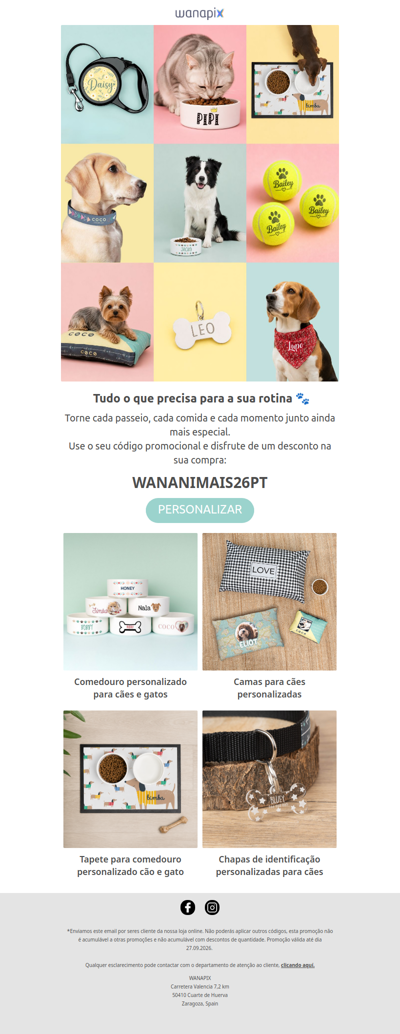 Para os mais mimados de casa 🐾