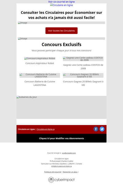 Walmart Tigre Géant IGA Metro Super C Uniprix Canac