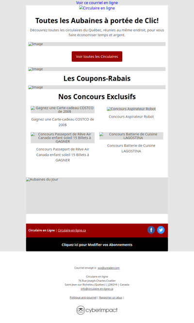 Walmart Tigre Géant IGA Metro Super C Uniprix Canac