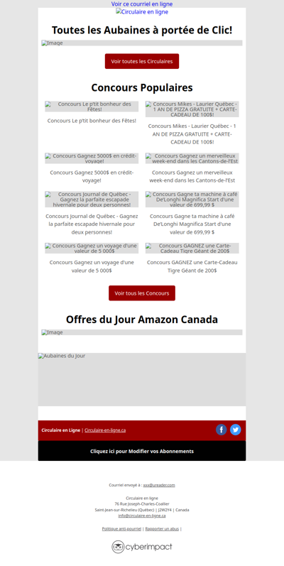 Maxi Costco Super C IGA Metro Rossy Walmart Tigre Géant Jean Coutu