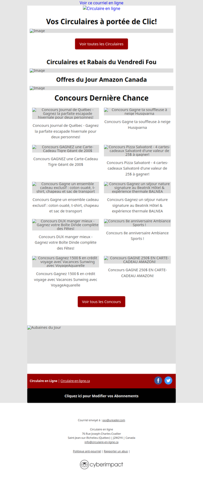 Maxi Costco Super C IGA Metro Rossy Walmart Tigre Géant Jean Coutu