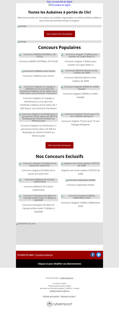 Maxi - Super C - Metro - IGA - Walmart - Tigre Géant