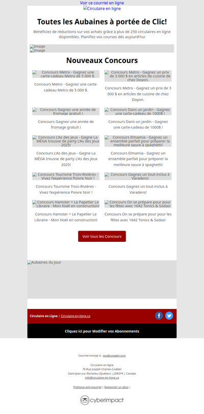 Super C Maxi Metro Tigre Géant Walmart Canac Jean Coutu