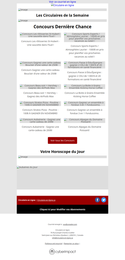 Rabais Costco jusqu'au Dimanche 30 novembre