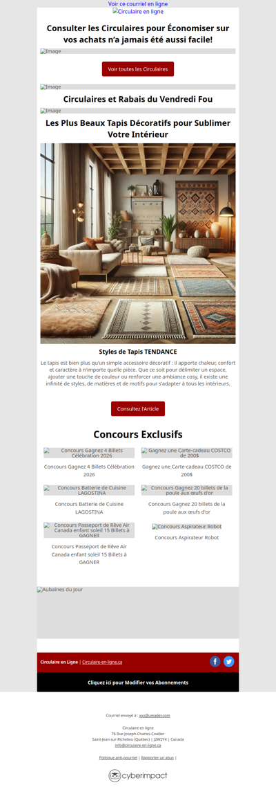 Walmart Tigre Géant IGA Metro Super C Uniprix Canac