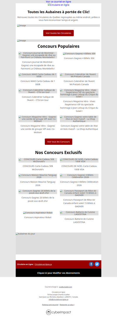 Maxi - Super C - Metro - IGA - Walmart - Tigre Géant