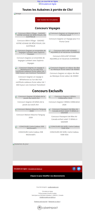 Maxi Costco Super C IGA Metro Rossy Walmart Tigre Géant Jean Coutu