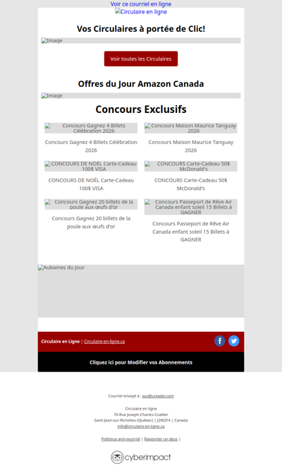 Maxi Costco Super C IGA Metro Rossy Walmart Tigre Géant Jean Coutu