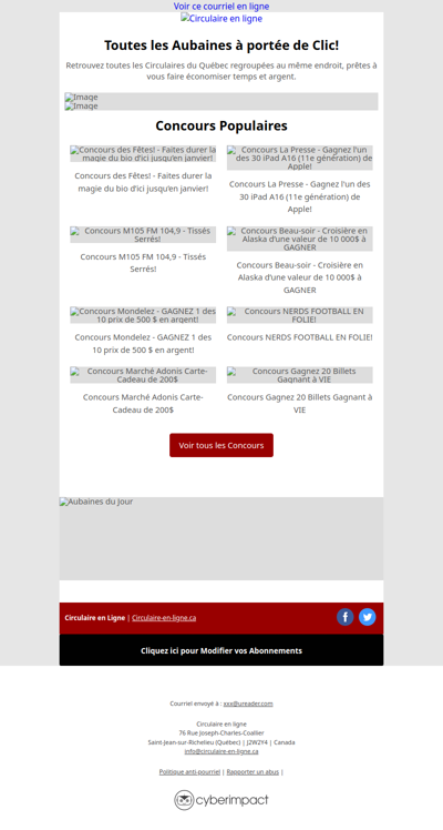 Maxi - Super C - Metro - IGA - Walmart - Tigre Géant