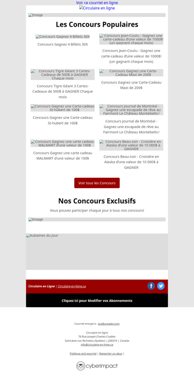 Concours 20 000$ en Prix à Gagner🏆