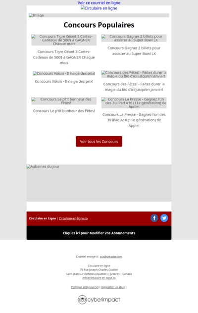 Gagnez 20 Billets Gagnant à VIE🏆