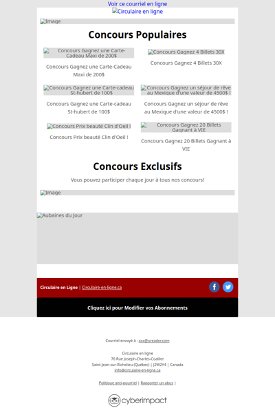 Concours Gagnez 20 billets de la Poule aux œufs d'or🏆