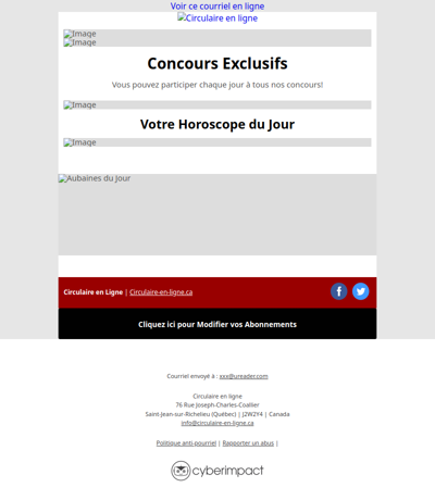 Circulaires de la Semaine Prochaine