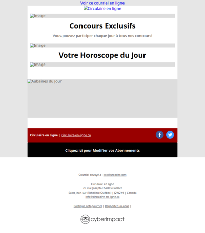 Toutes Les Circulaires du Québec sont ici !