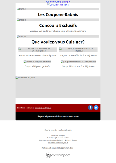 Walmart Tigre Géant IGA Metro Super C Uniprix Canac