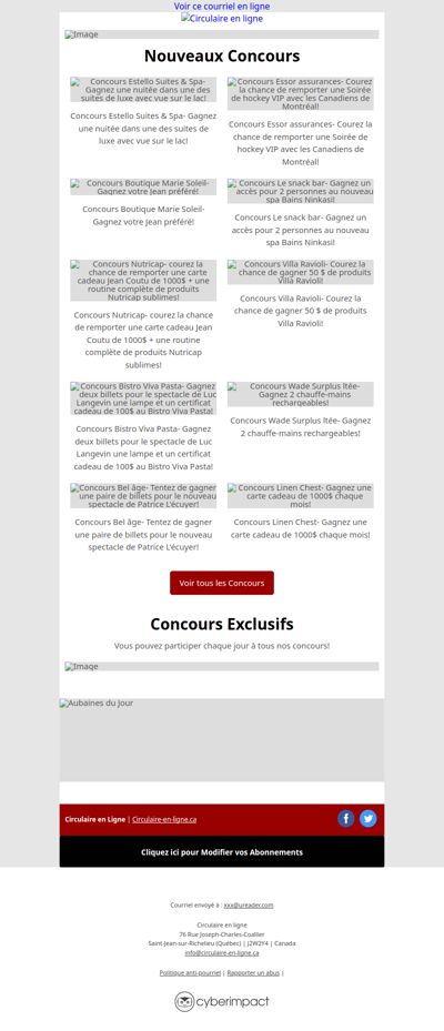 Concours Gagnez 4 Billets 30X🏆 Courez la chance de Remportez 3 000 000$