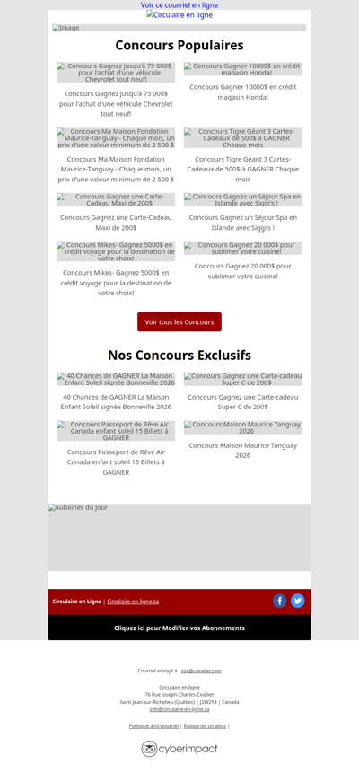 Concours Gagnez 10 Billets 1 000 000$ ULTRA🏆