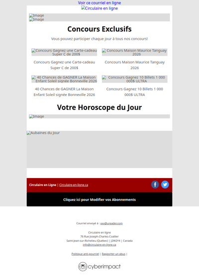 Toutes Les Circulaires du Québec sont ici !