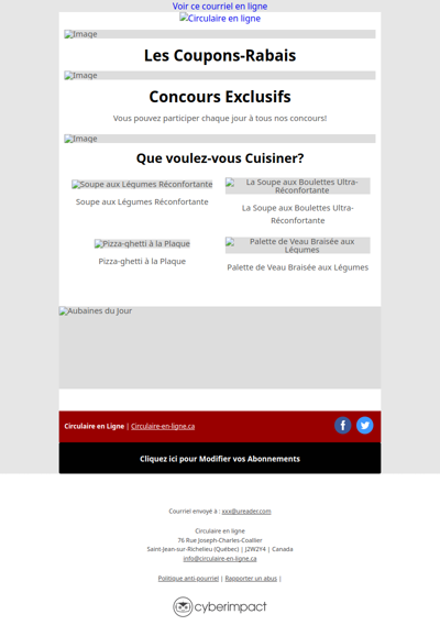 Walmart Tigre Géant IGA Metro Super C Uniprix Canac