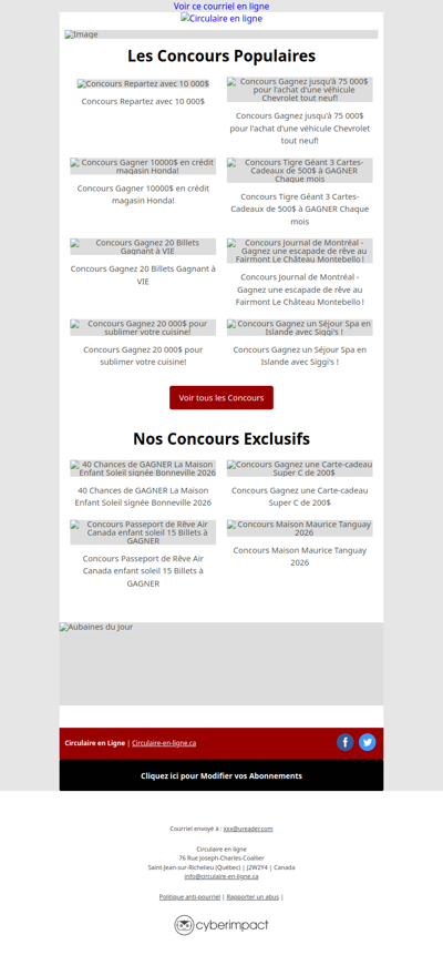 Concours Gagnez 10 Billets 1 000 000$ ULTRA🏆