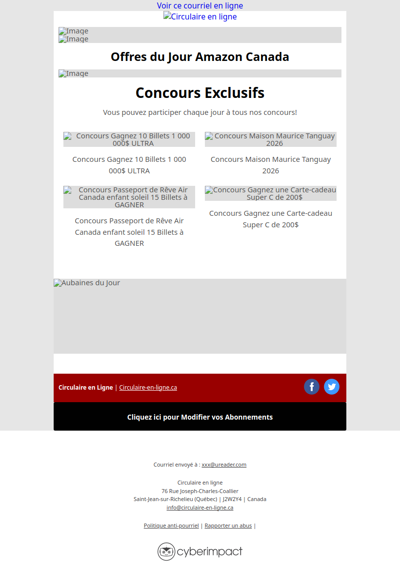 Walmart Tigre Géant IGA Metro Super C Uniprix Canac