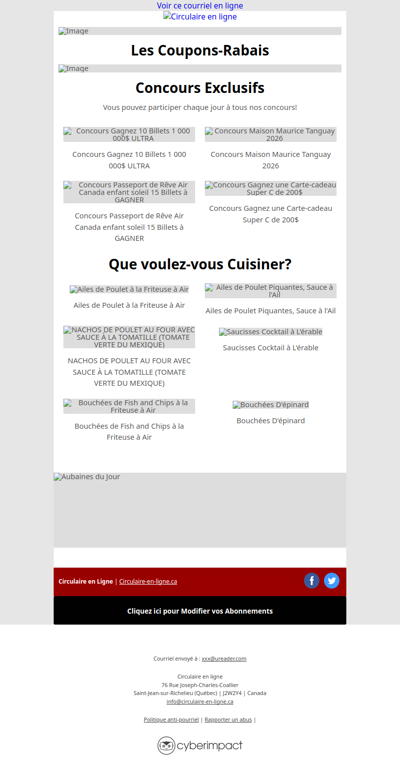 Walmart Tigre Géant IGA Metro Super C Uniprix Canac