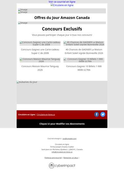 Walmart Tigre Géant IGA Metro Super C Uniprix Canac