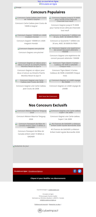 Concours MAXI Carte-Cadeau de 1000$ à Gagner🏆