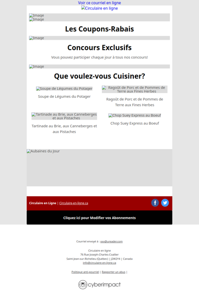 Walmart Tigre Géant IGA Metro Super C Uniprix Canac