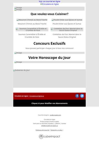 Semaine du 5 Mars au 11 Mars 2026🤩