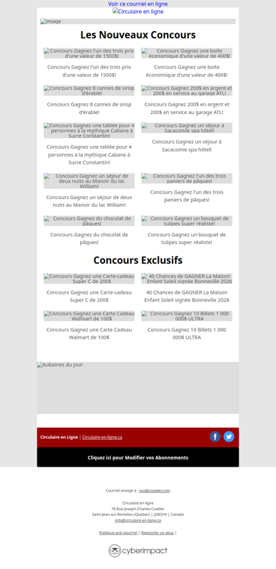 Concours MAXI Carte-Cadeau de 1000$ à Gagner🏆