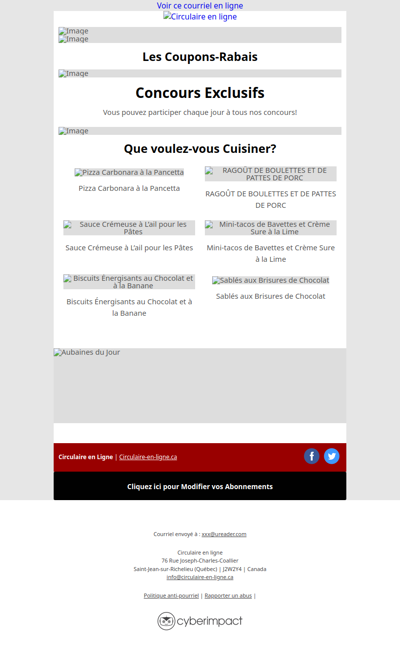 Walmart Tigre Géant IGA Metro Super C Uniprix Canac