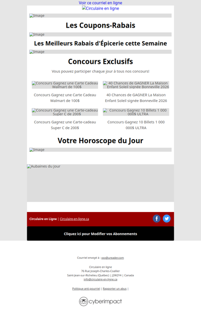 Maxi - Super C - Metro - IGA - Walmart - Tigre Géant