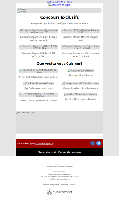 Maxi Costco Super C IGA Metro Rossy Walmart Tigre Géant Jean Coutu