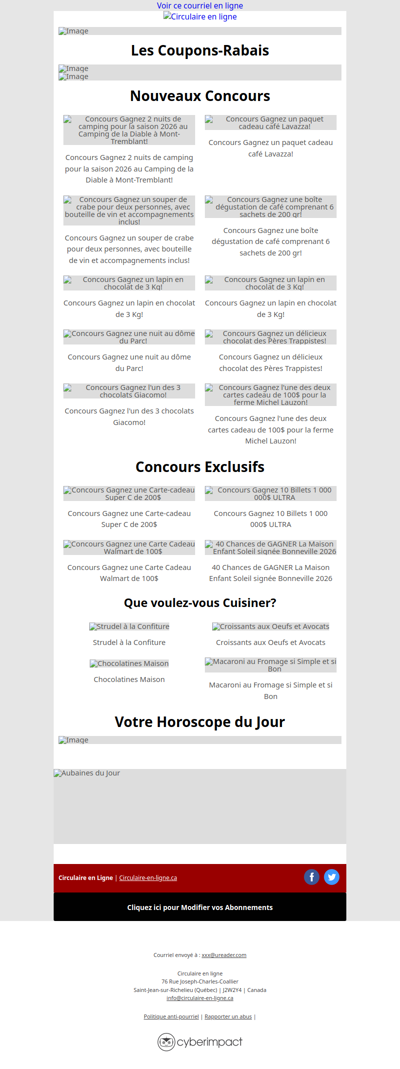 Toutes Les Circulaires du Québec sont ici !