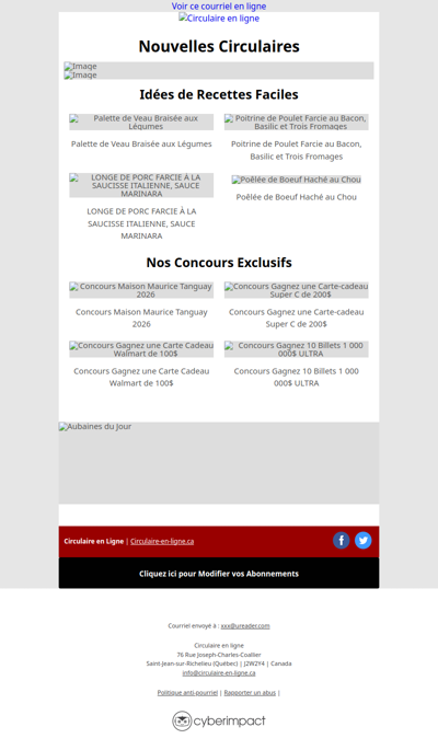 Nouvelles Circulaires du 19 au 25 Mars 2026