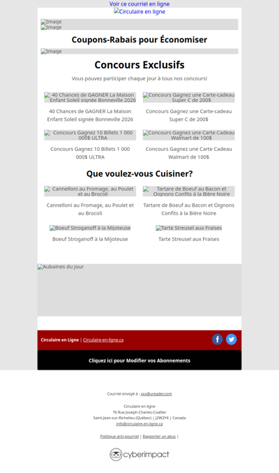 Maxi Costco Super C IGA Metro Rossy Walmart Tigre Géant Jean Coutu