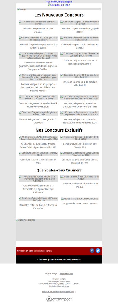 Nouveaux Concours🏆 Gagnez un Voyage pour 4 en Espagne