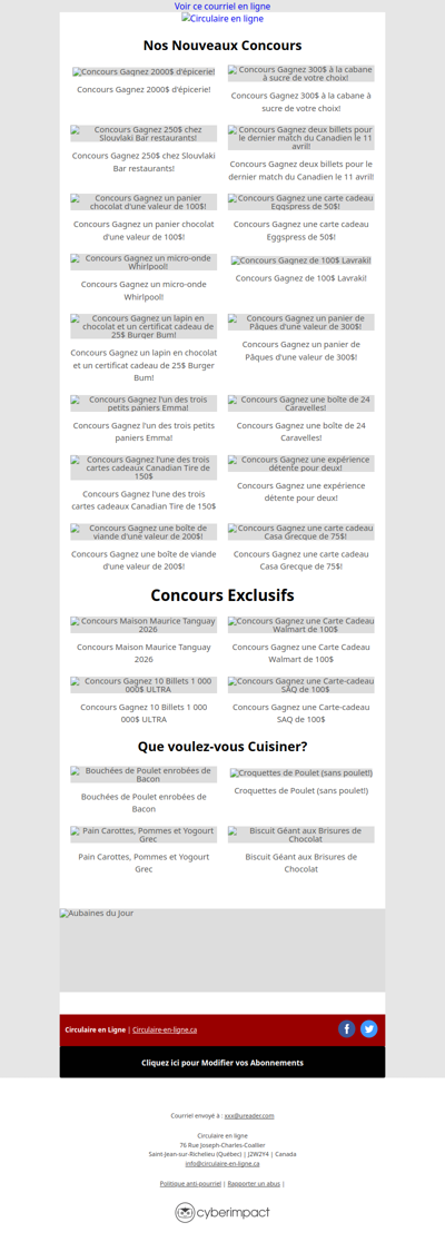 En avant-première : Nos Nouveaux Concours