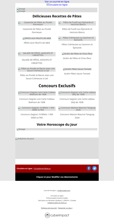 Toutes Les Circulaires du Québec sont ici !