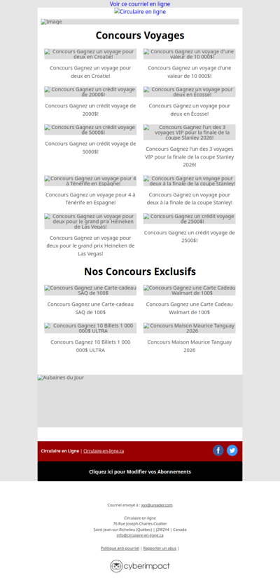 Concours Repartez avec 10 000$🤩