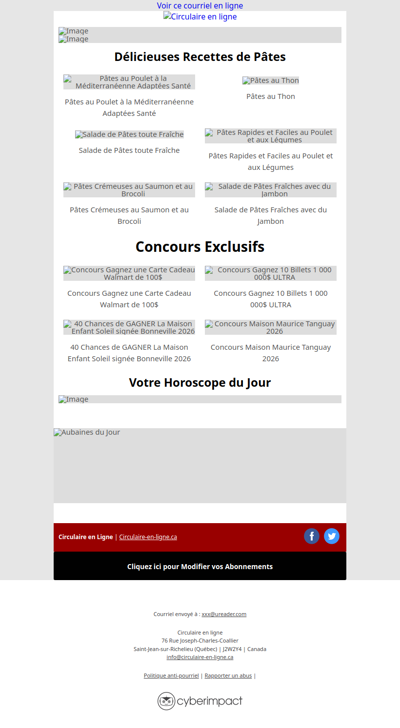 Toutes Les Circulaires du Québec sont ici !