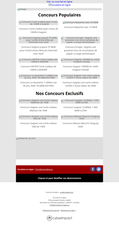 Concours MAXI Carte-Cadeau de 1000$ à Gagner🏆