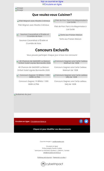 Maxi Costco Super C IGA Metro Rossy Walmart Tigre Géant Jean Coutu