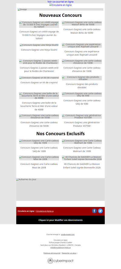 Concours Gagnez une carte cadeau SUPER C d'une valeur de 200$🏆