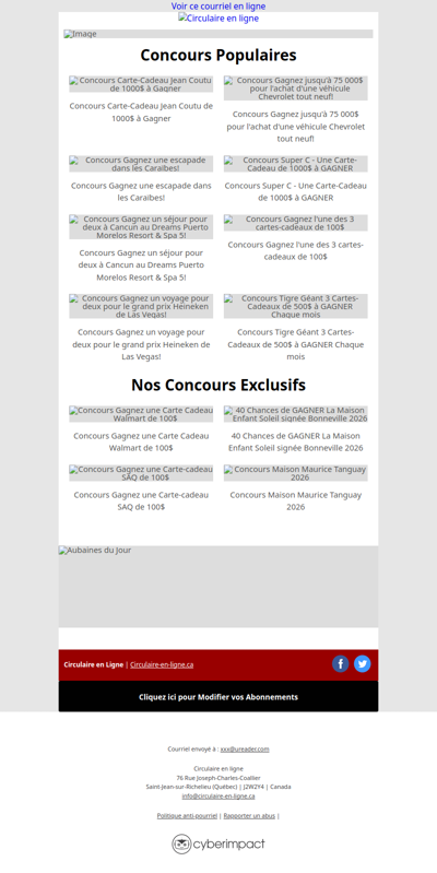 Concours Gagnez une Carte-cadeau Maxi de 200$