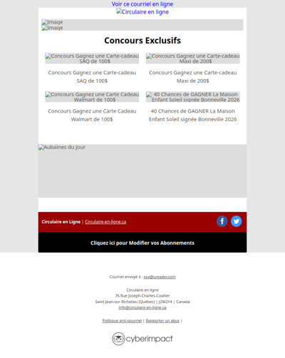 Maxi Costco Super C IGA Metro Rossy Walmart Tigre Géant Jean Coutu